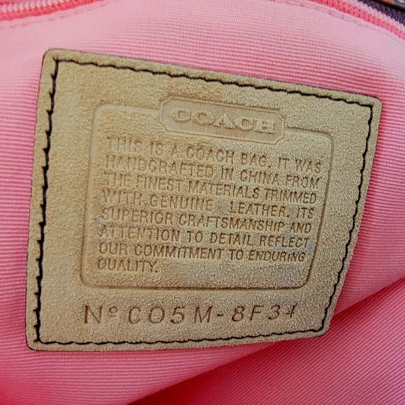 Coach Signature Shoulder Bag Very RARE - Picture 4 of 5